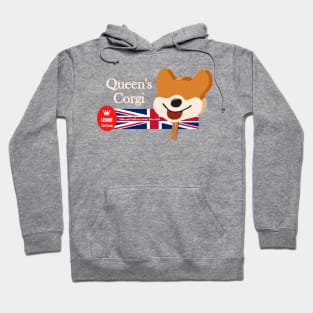 Crown Ice Cream Ad: Queen's Corgi Toffee and Vanilla Ice Cream Hoodie